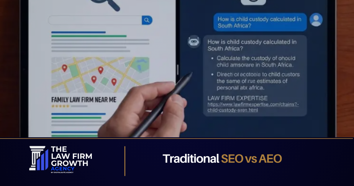 SEO vs. AEO for Family Law Firms: A Comparative Study