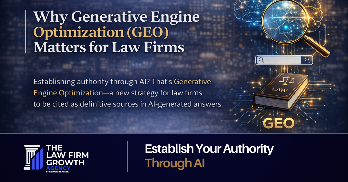 Generative Engine Optimization (GEO): The Next Frontier for Law Firm Authority in the AI Era